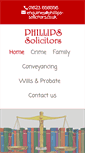 Mobile Screenshot of phillips-solicitors.co.uk